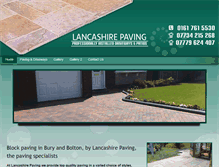 Tablet Screenshot of lancashirepaving.co.uk